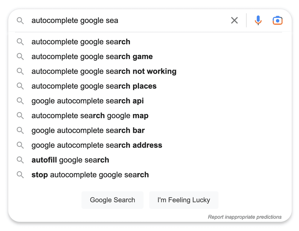 Google Autocomplete by Google